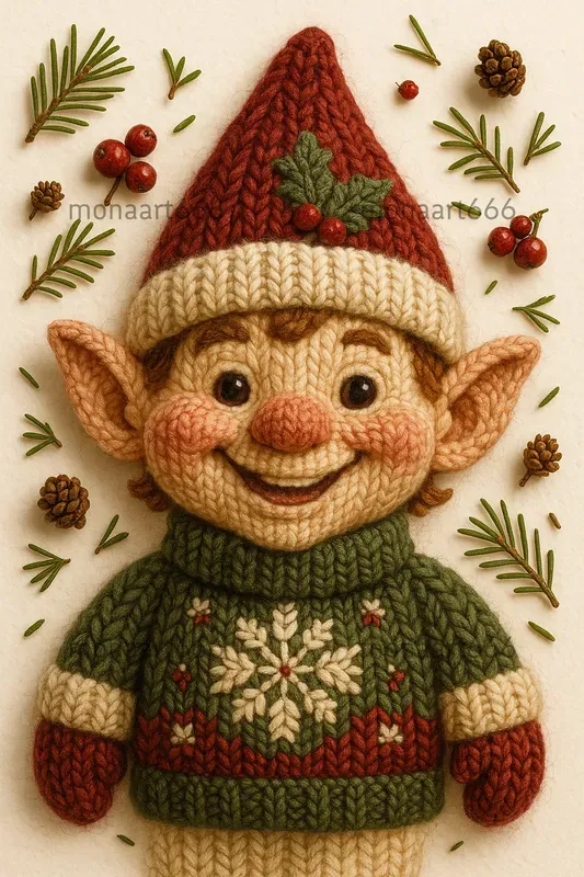 Cozy Knitted Christmas Tapestries