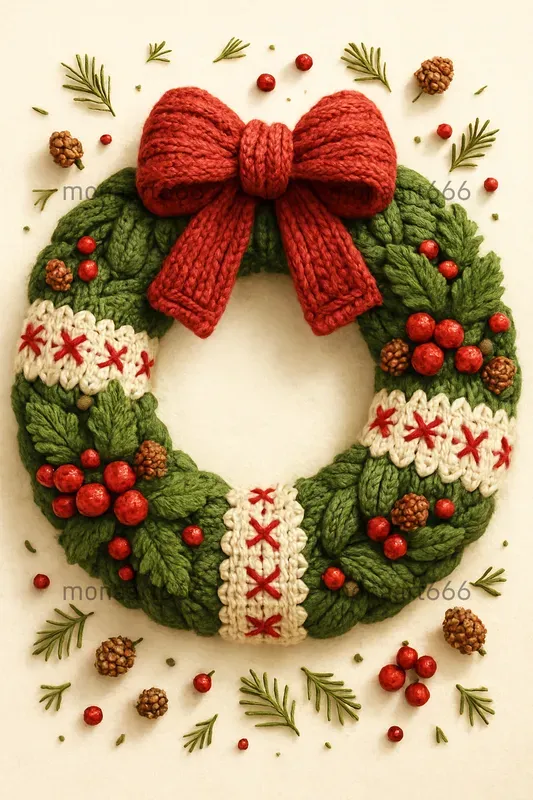 Cozy Knitted Christmas Tapestries