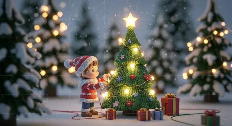 Cozy Semichibi Christmas Characters