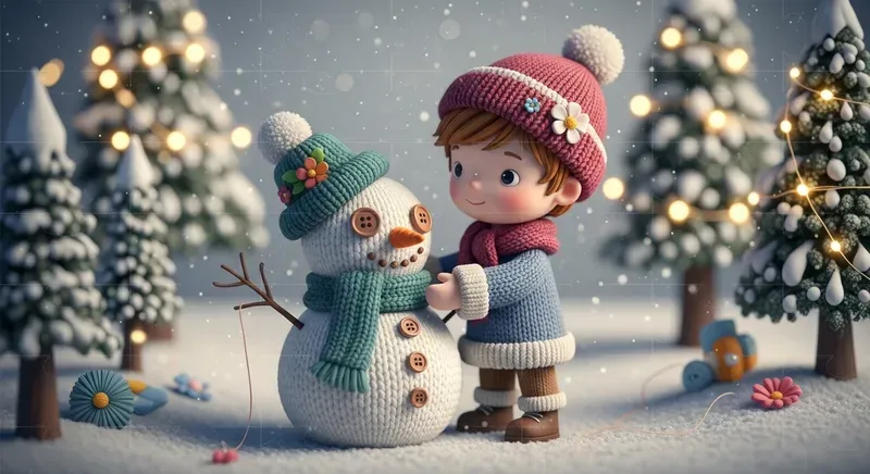 Cozy Semichibi Christmas Characters