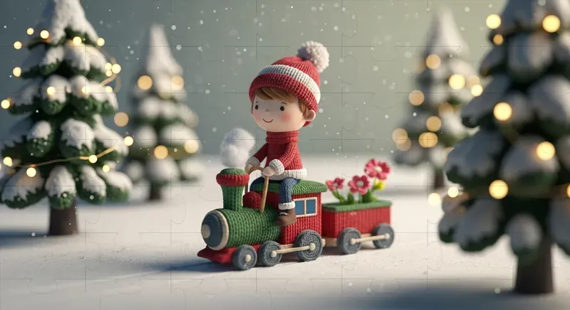Cozy Semichibi Christmas Characters
