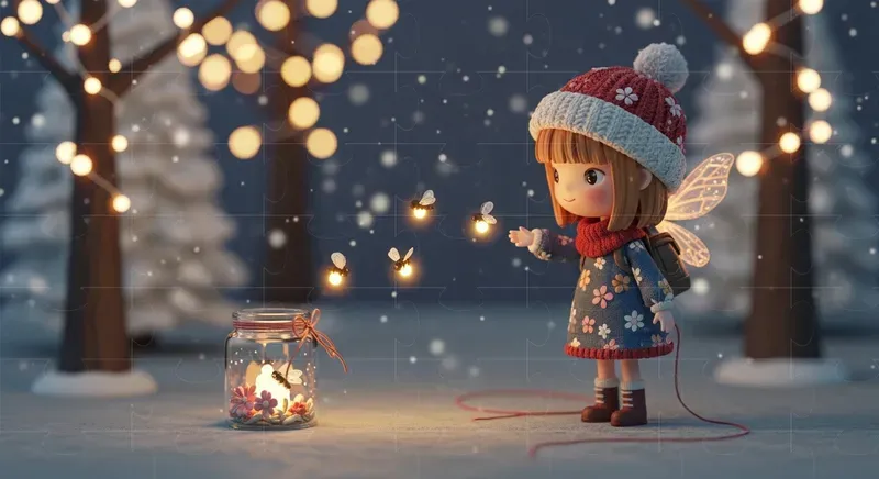 Cozy Semichibi Christmas Characters
