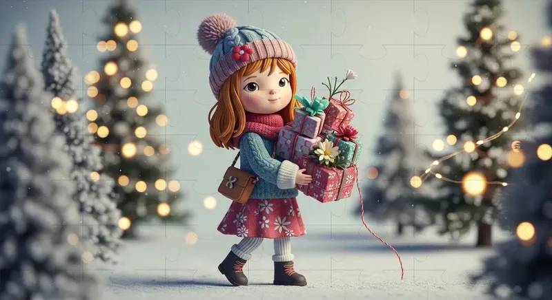 Cozy Semichibi Christmas Characters