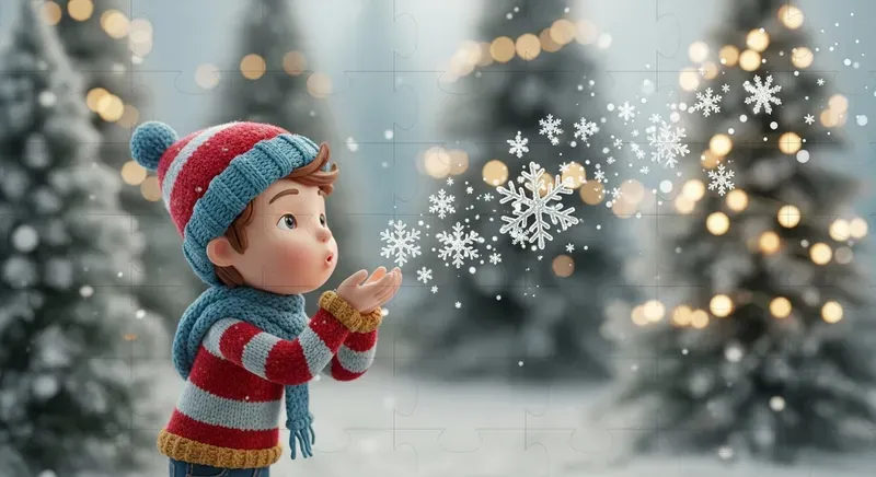 Cozy Semichibi Christmas Characters
