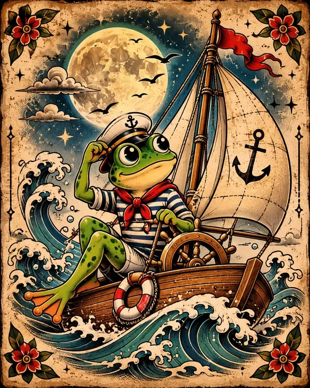 Surreal Vintage Tattoo Flashes