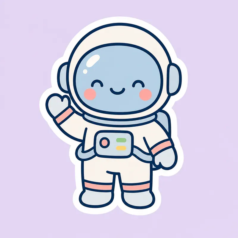 Minimal Kawaii Sticker Generator Premis
