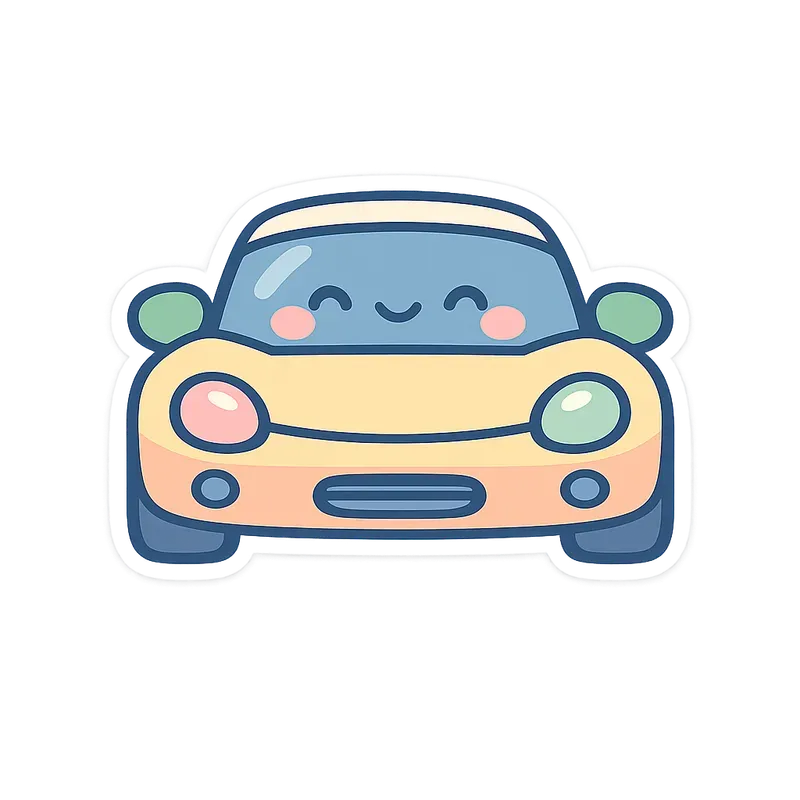 Minimal Kawaii Sticker Generator Premis