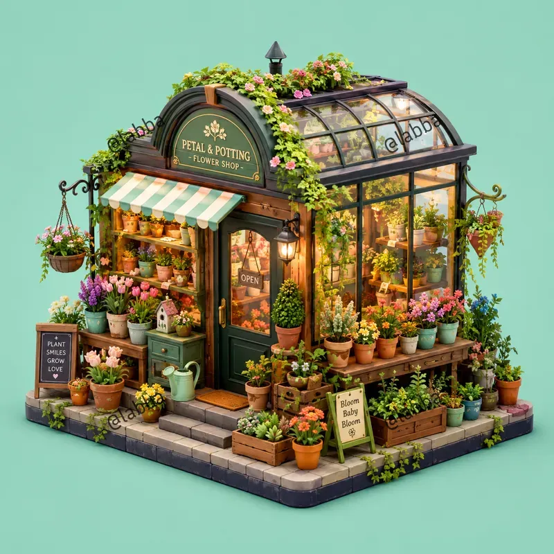 3D Isometric Diorama Concepts