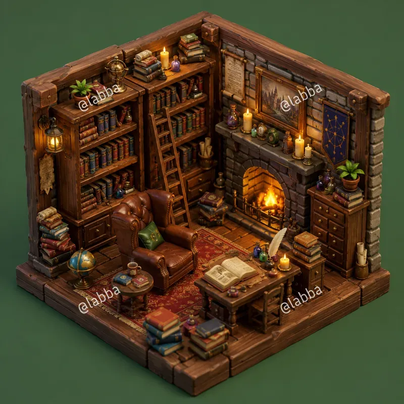 3D Isometric Diorama Concepts