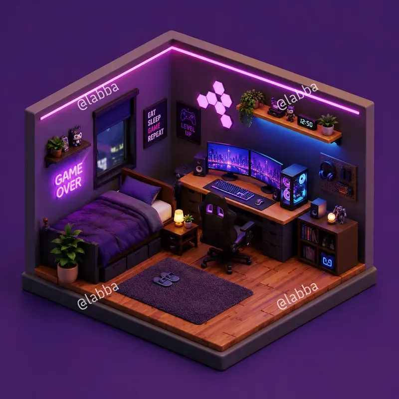 3D Isometric Diorama Concepts
