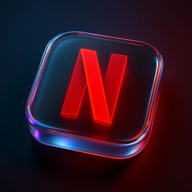 3D Glossy Brand Icons