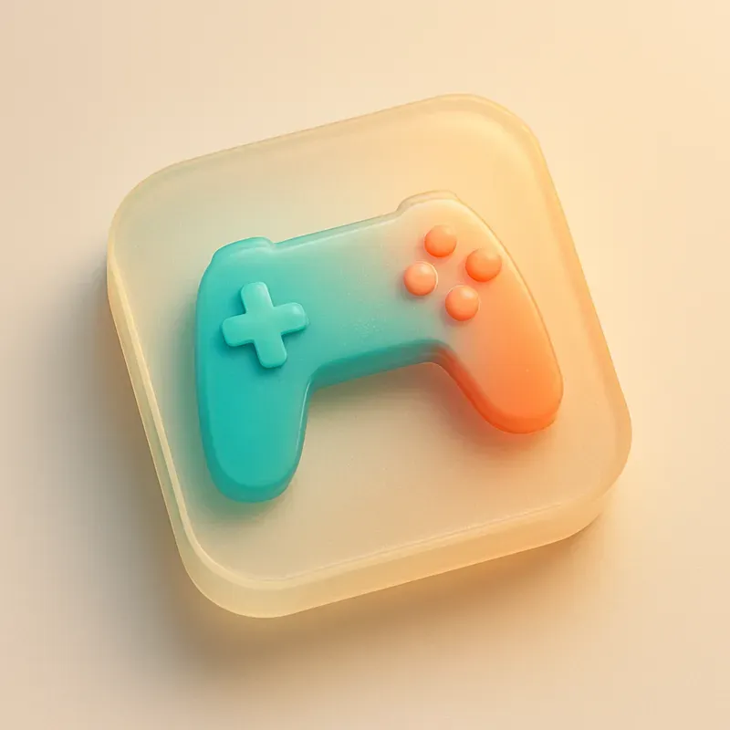 3D Glossy Brand Icons