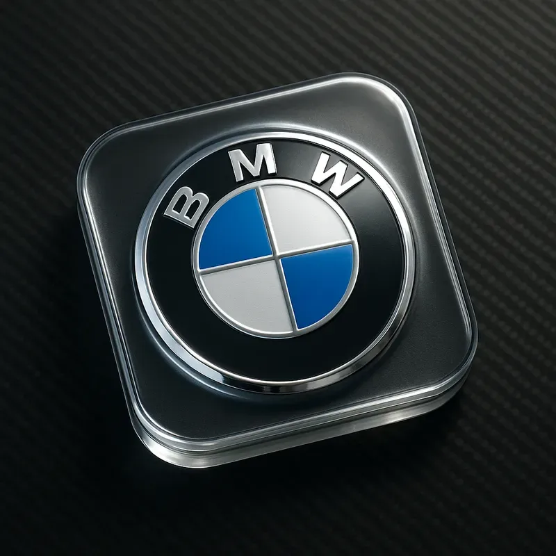 3D Glossy Brand Icons