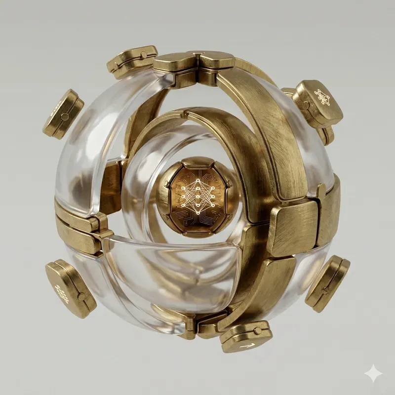 Modular 3D Kinetic UI Hero Assets