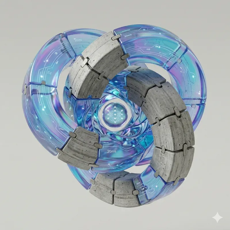 Modular 3D Kinetic UI Hero Assets