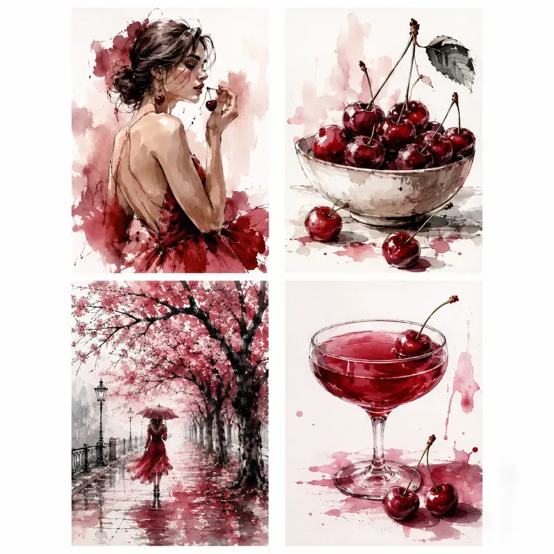 Editorial Ink Watercolors