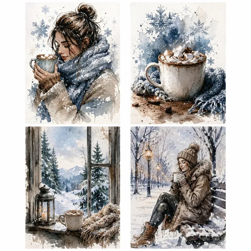 Editorial Ink Watercolors