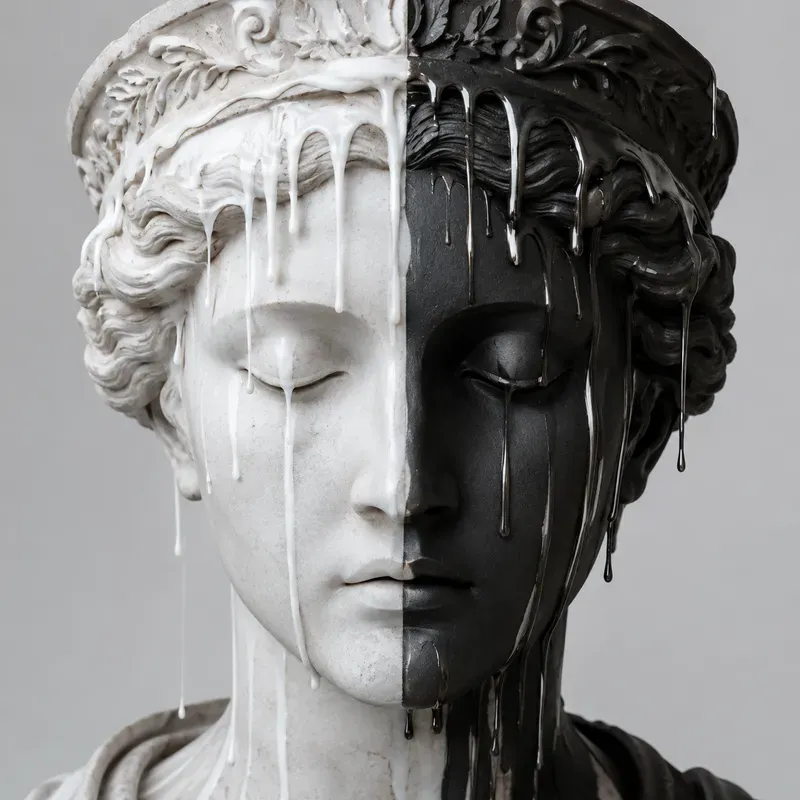 Dual Melt Portrait Style
