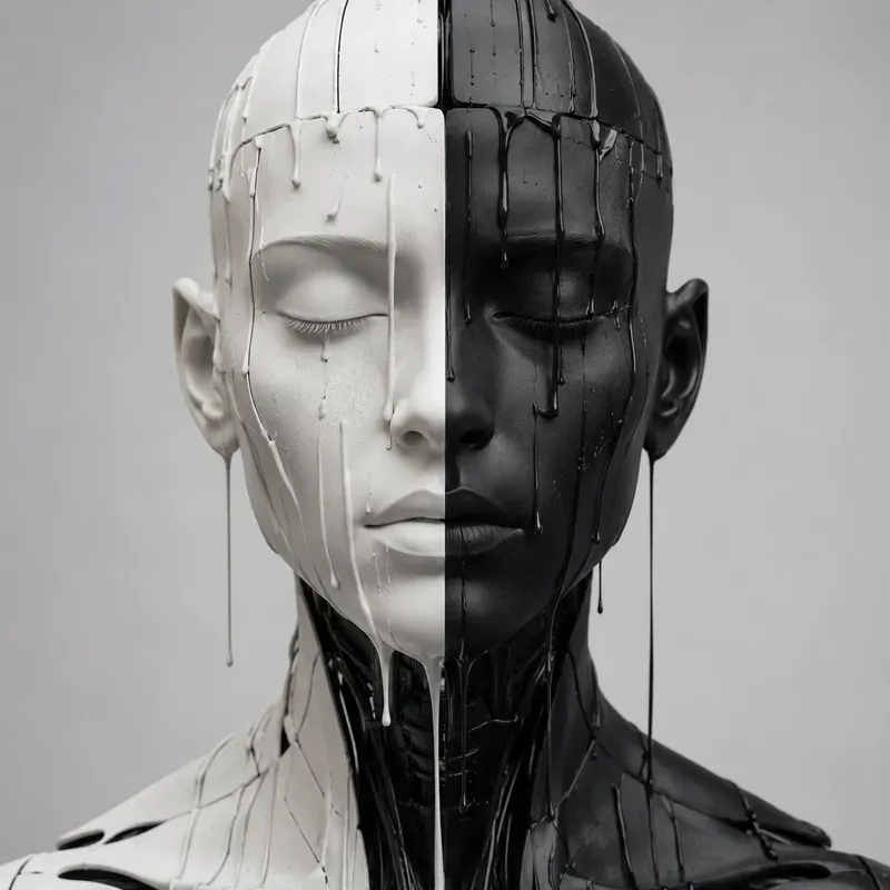 Dual Melt Portrait Style