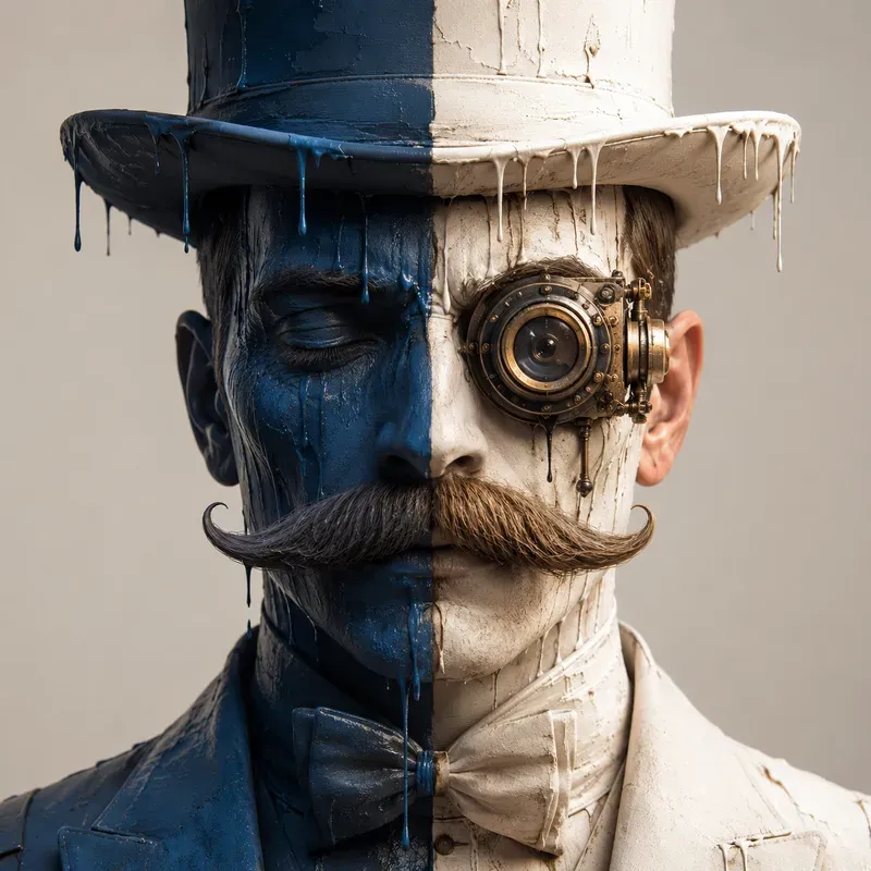 Dual Melt Portrait Style