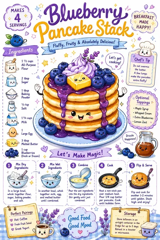Cute Kawaii Recipe Posters