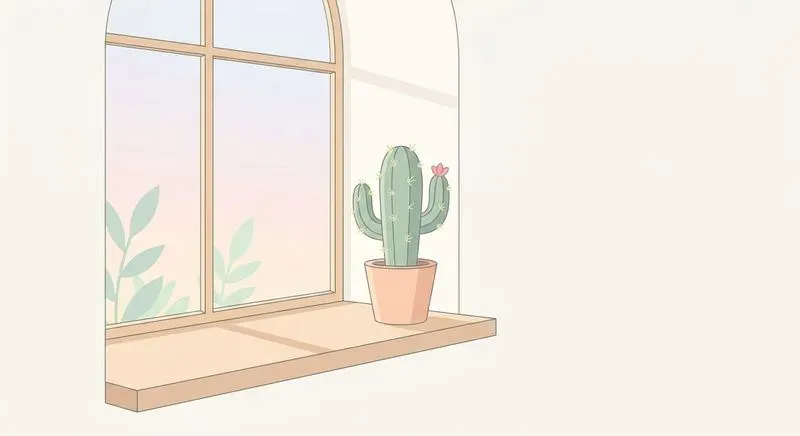 Minimalist Pastel Scene Illustrations
