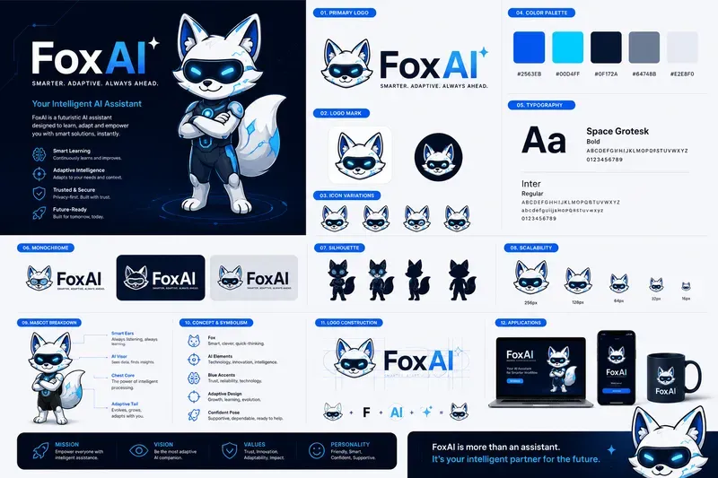 Mascot Brand Identity System Generator