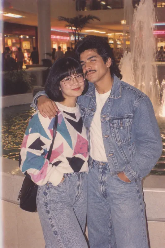 80s Couple Date Night Photos