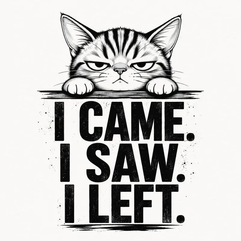 Minimal Savage Animal Quote Tshirts