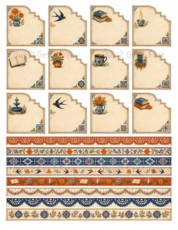 Bookish Quote Journal Cards Belly Bands