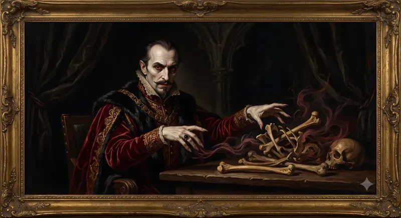 Baroque Chiaroscuro Oil Art