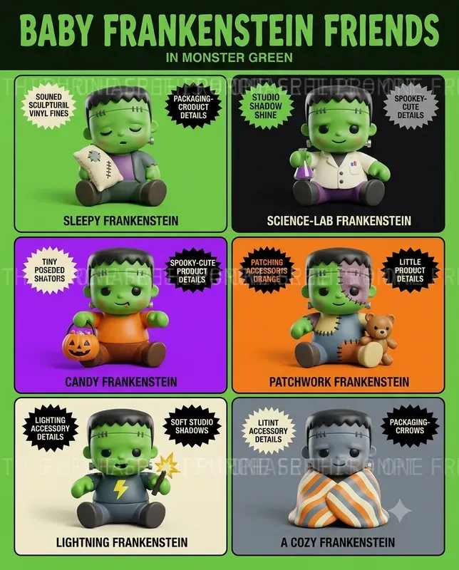 Cute Halloween Toy Catalog Pages
