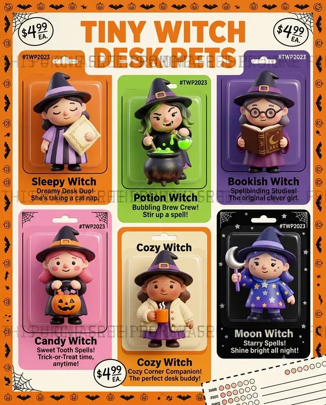 Cute Halloween Toy Catalog Pages