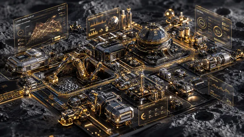 3D Isometric Tech Ecosystem Dioramas