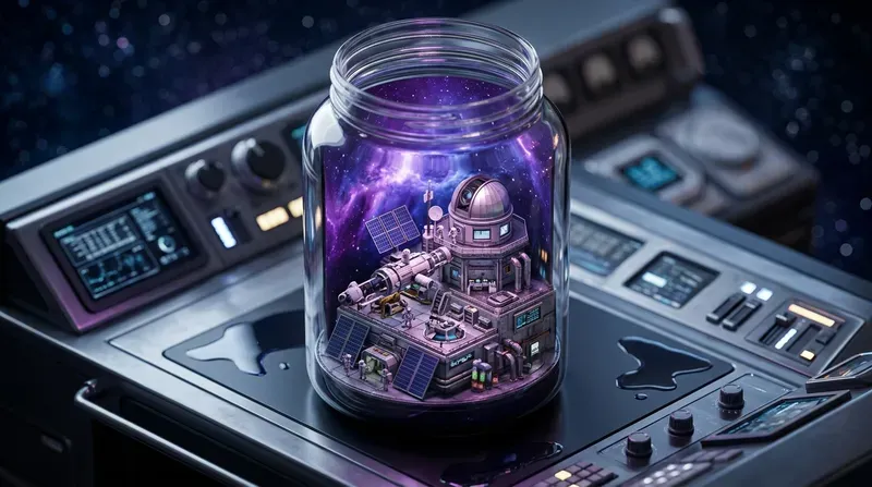 Isometric 3d Dioramas In Glass Jars