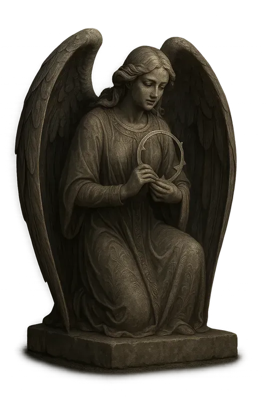 Gothic Angel Statues Transparent Png