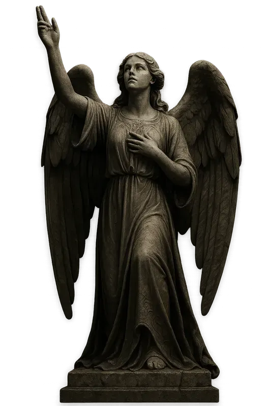 Gothic Angel Statues Transparent Png