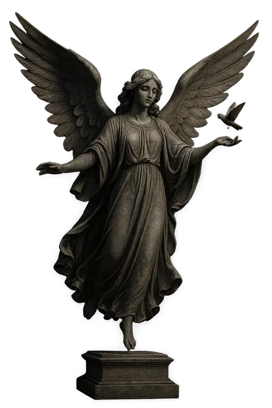 Gothic Angel Statues Transparent Png