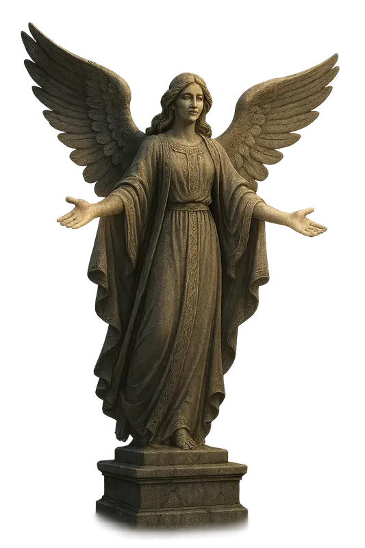 Gothic Angel Statues Transparent Png