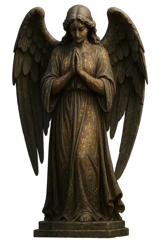 Gothic Angel Statues Transparent Png