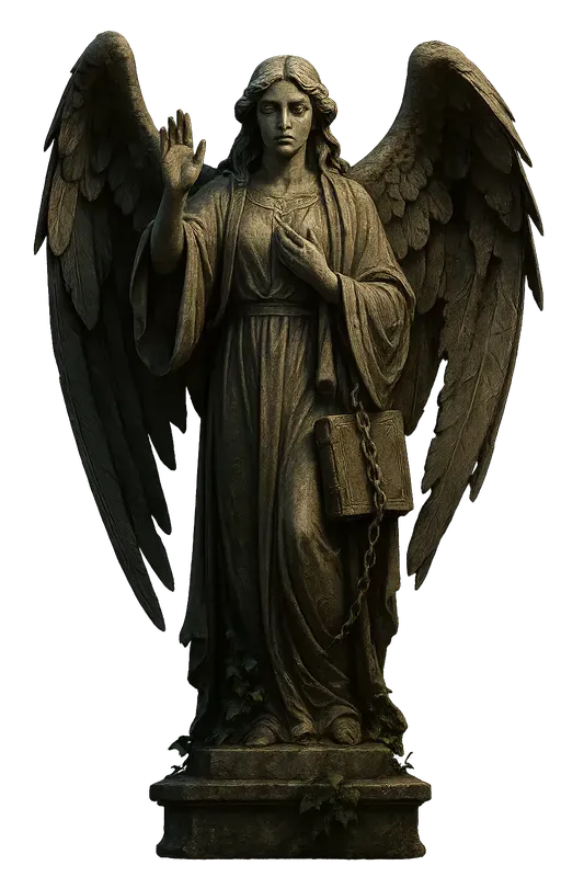 Gothic Angel Statues Transparent Png