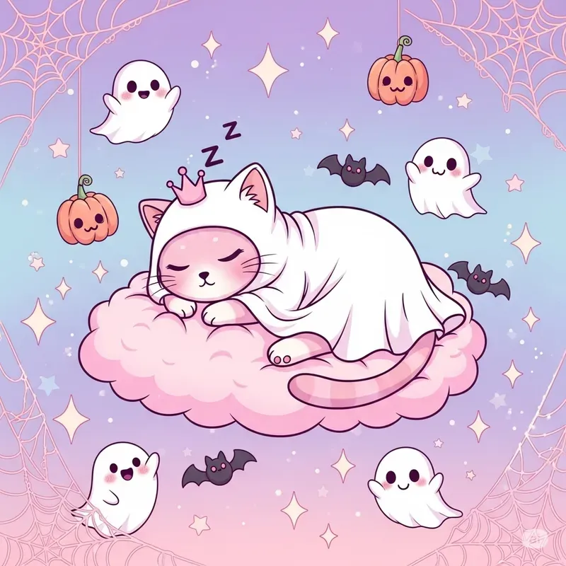 Cute Kawaii Halloween Art