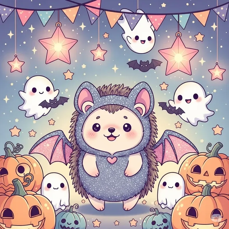 Cute Kawaii Halloween Art