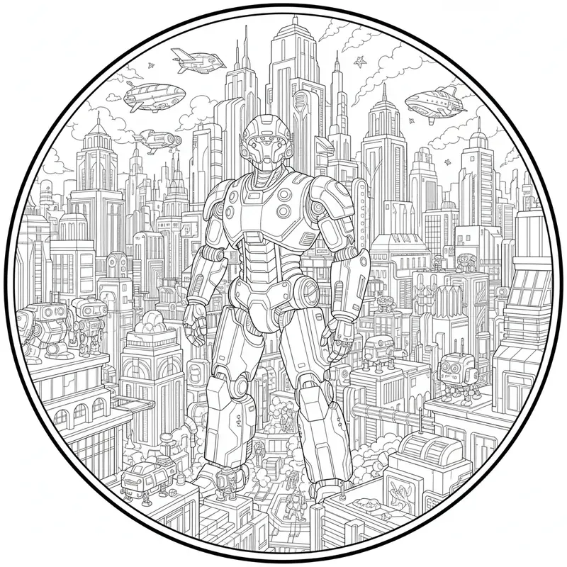 Adult Coloring Page Generators