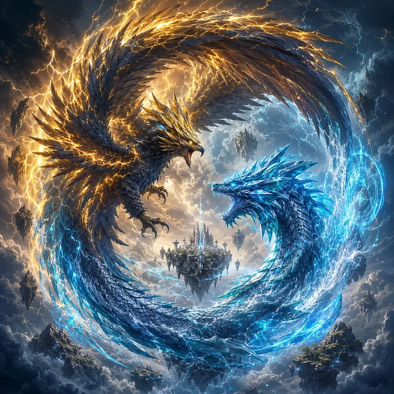 Mythic Fire Ice Creatures