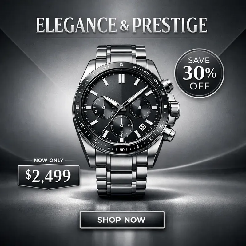 Luxury Brand Product Posters