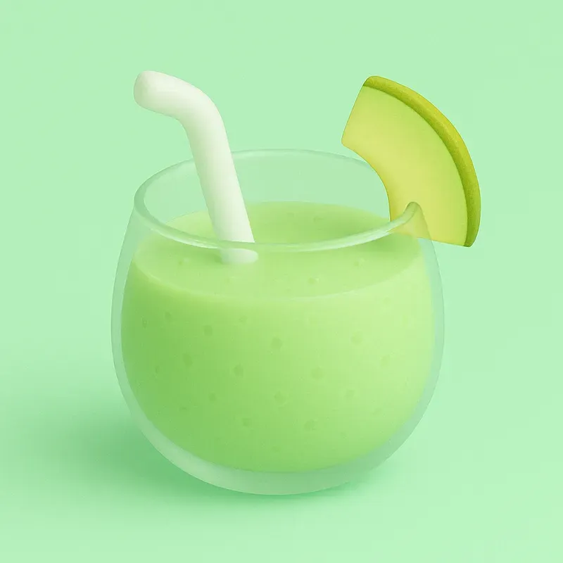 Cute 3D Fruit Smoothie Emojis