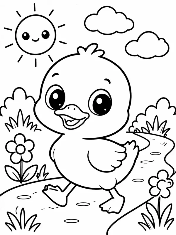 Kids Coloring Page Generator