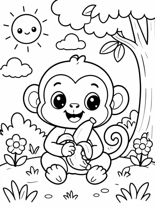 Kids Coloring Page Generator