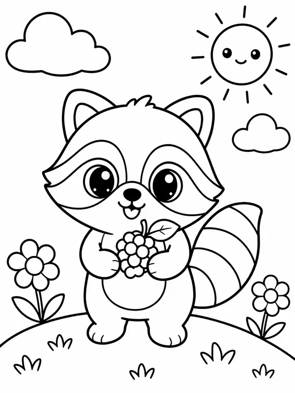 Kids Coloring Page Generator